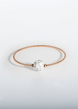 Liliflo, marque de bijoux Suisse : Bracelet Milonga - Rose - Pierre semi-précieuse - Howlite