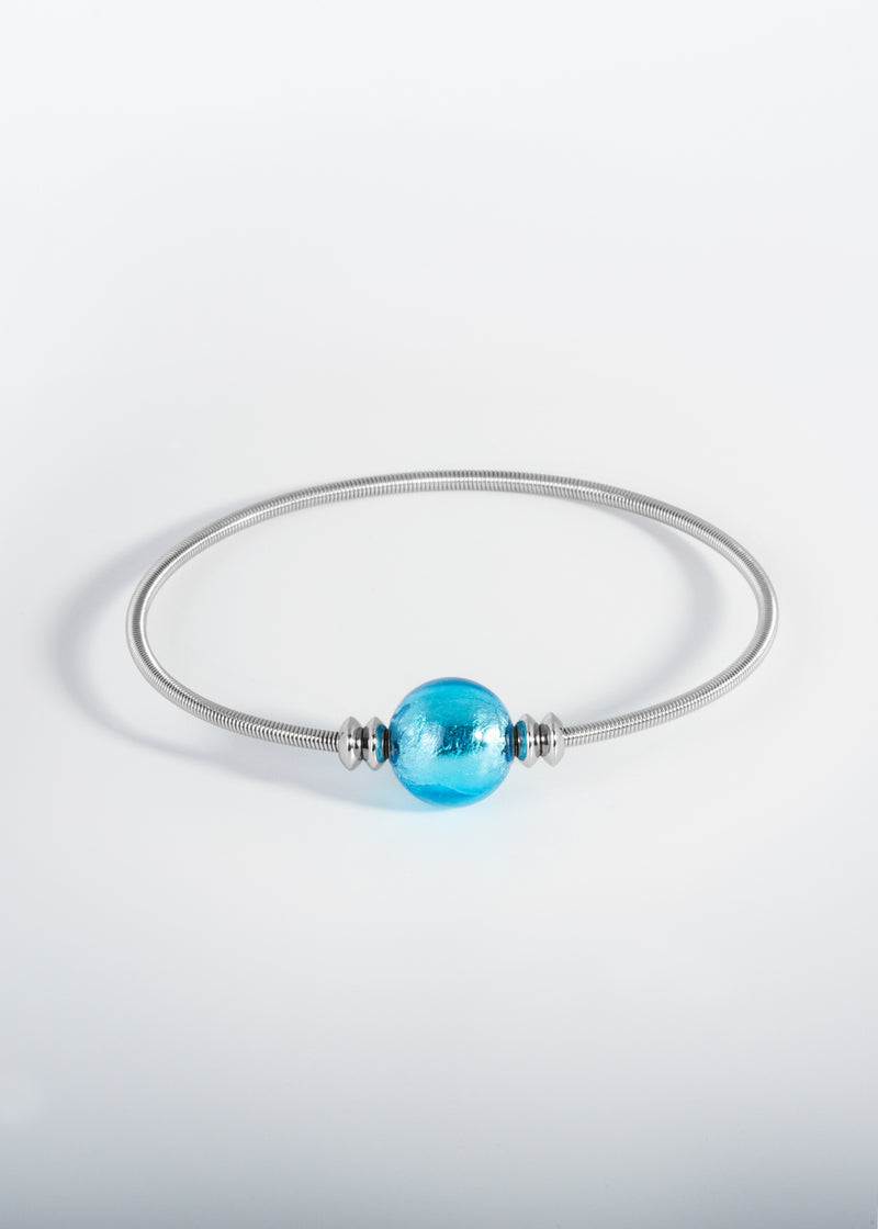 Bracelet Twist - Murano Aqua