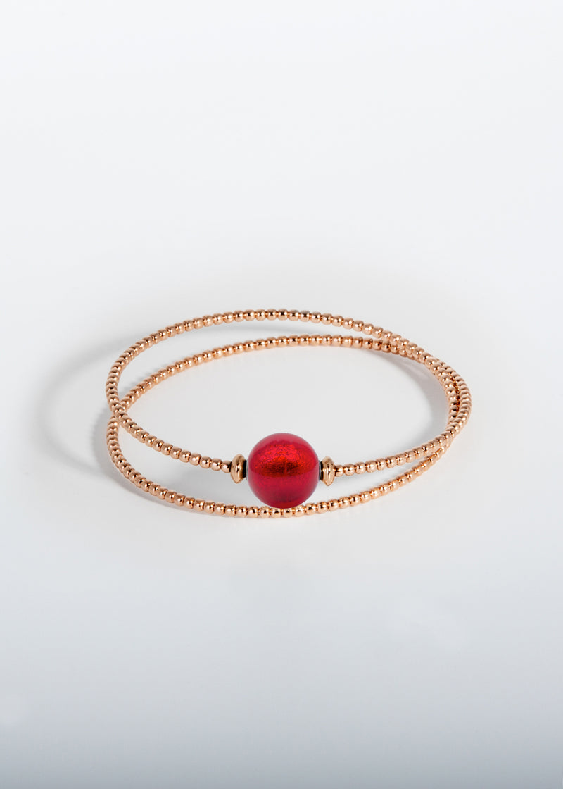 Bracelet Milonga - Murano Rouge