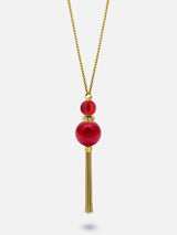 Halskette - Murano Rot