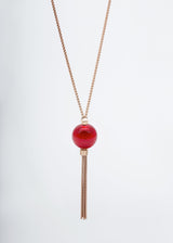 Halskette - Murano Rot