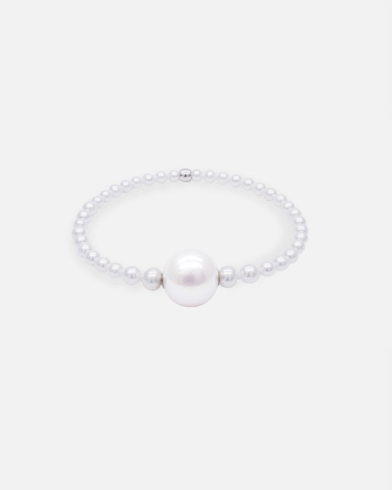Liliflo - bijoux modulables Swiss made - bracelet perles de culture or gris recyclé 18 carats - Lien Perle de culture Cumingii