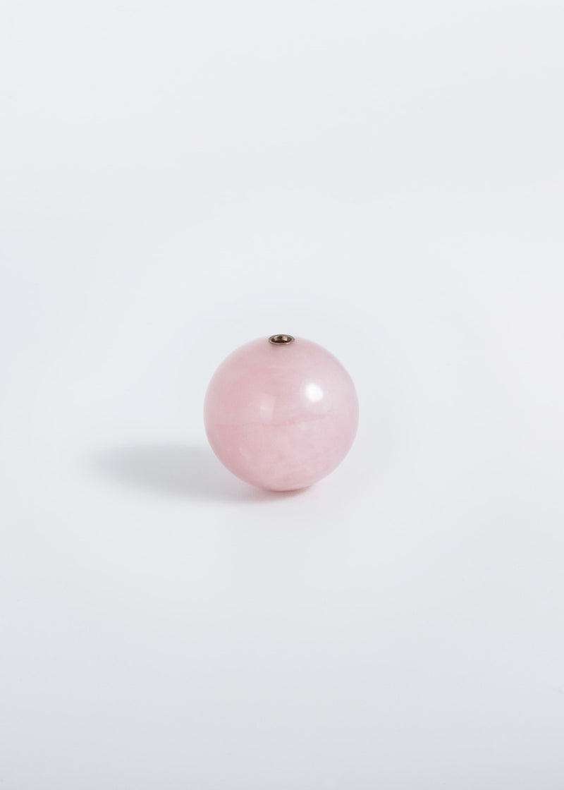 Liliflo - marque de bijoux interchangeable Swiss made - Pierre semi-précieuse quartz rose 20 mm