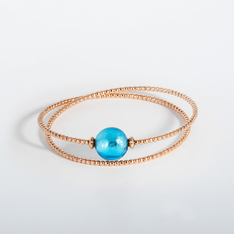 Bracelet Milonga - Murano Aqua