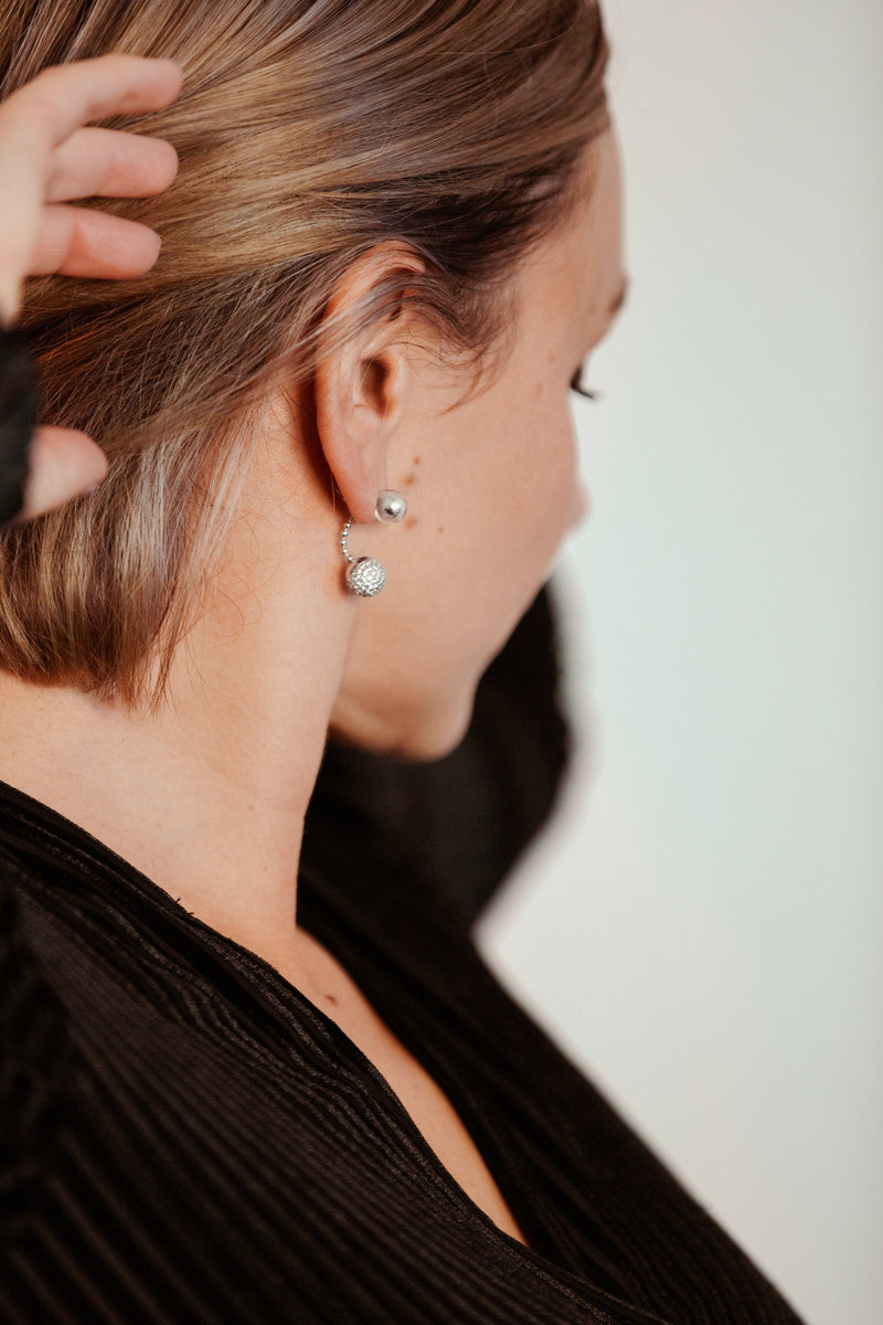Boucles d'oreilles Karine - Murano Cristal