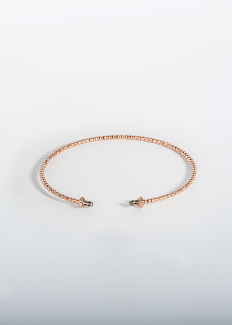 Liliflo, marque de bijoux Suisse : Bracelet Milonga - Or rose - A personnaliser