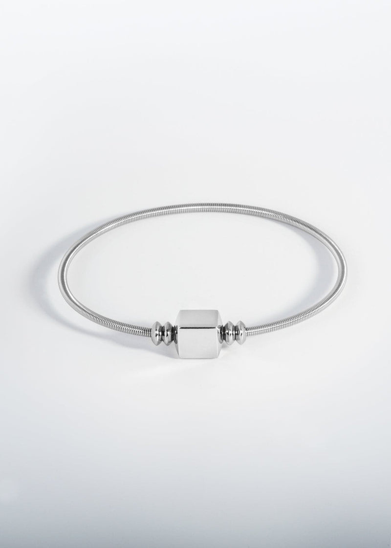 Liliflo, marque de bijoux Suisse : Bracelet Twist - lien en couleur naturel à graver