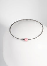 Liliflo, marque de bijoux Suisse : Collier Tango Naturel - pierre semi-précieuse Quartz rose