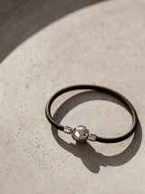 Fyve - marque de bijoux suisse - bracelet interchangeable pour homme - Bracelet blackloop avec le lien Globe