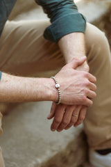 Fyve - marque de bijoux suisse - bracelet interchangeable pour homme - Bracelet Beads avec le lien Infinity