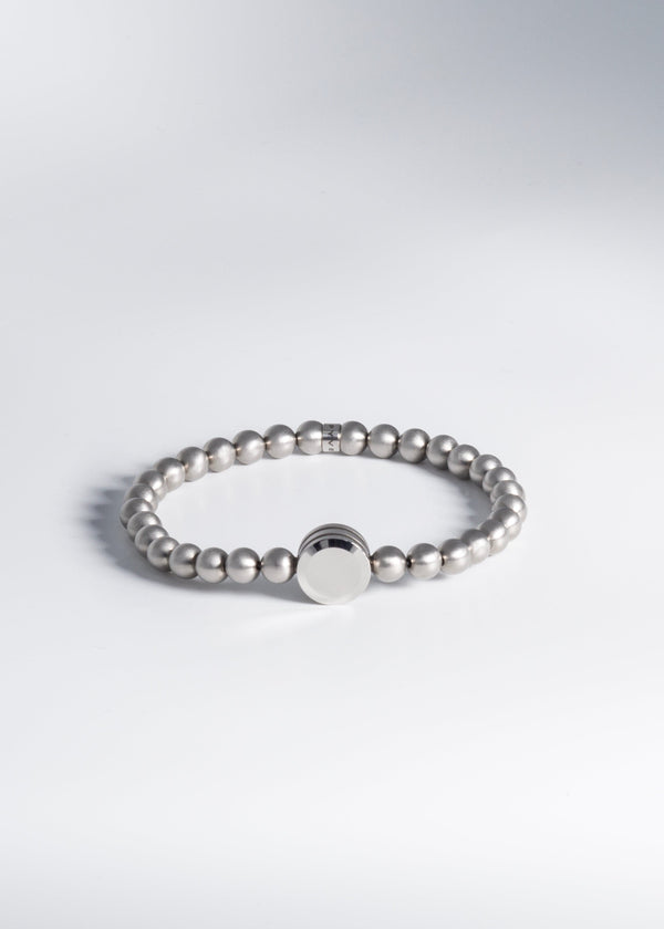 Fyve - Schweizer Schmuckmarke - Herrenarmband - Beads mit Zierverschluss Chip            