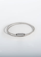 Liliflo, marque de bijoux Suisse : Bracelet Milonga - Naturel - Lien Poésie à graver