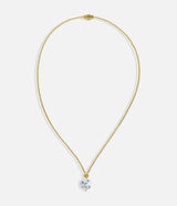 Liliflo_Swiss made Interchangeable Jewellery_Milonga-Halskette in Gelbgoldfarbe_Schmuckstein_Howlith