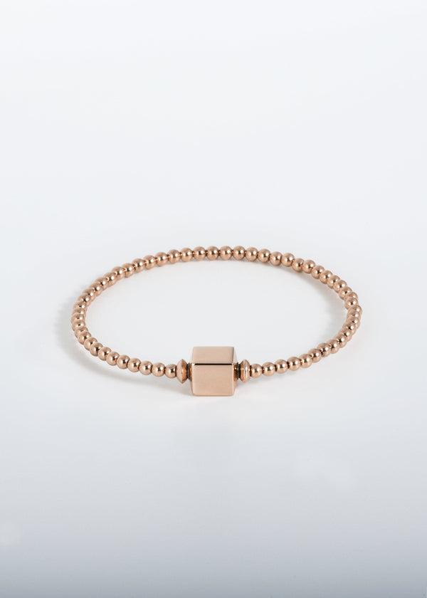 Liliflo - Swiss made Interchangeable Jewellery - Schmuck zum Selbstgestalten und Armband in Farbe Roségold zum Gravieren